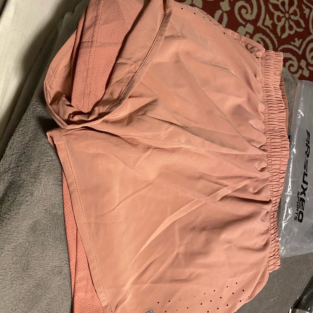 Women’s Bike Shorts, light mauve color